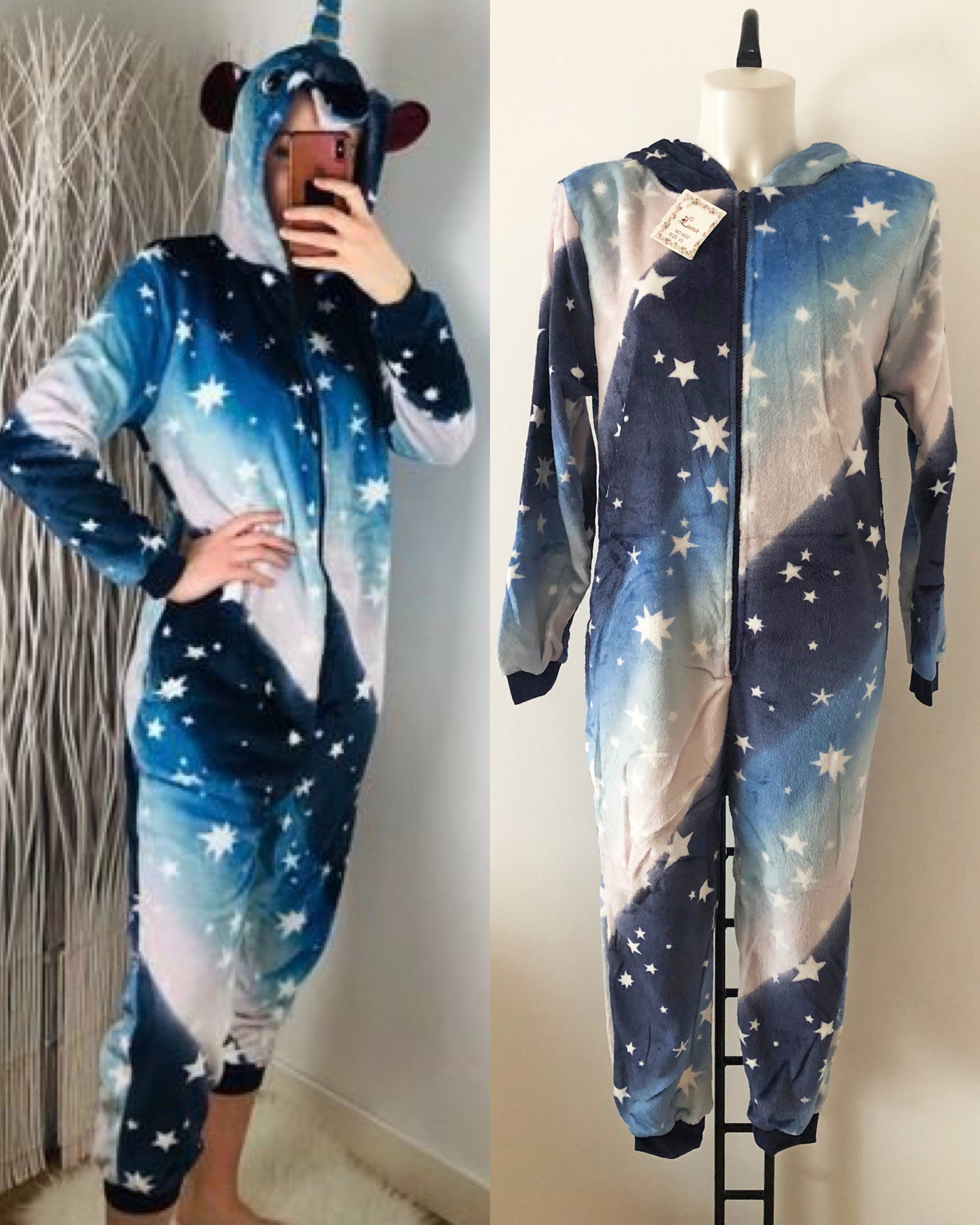 pecho polvo retirarse Mono Pijama Unicornio Estrellas